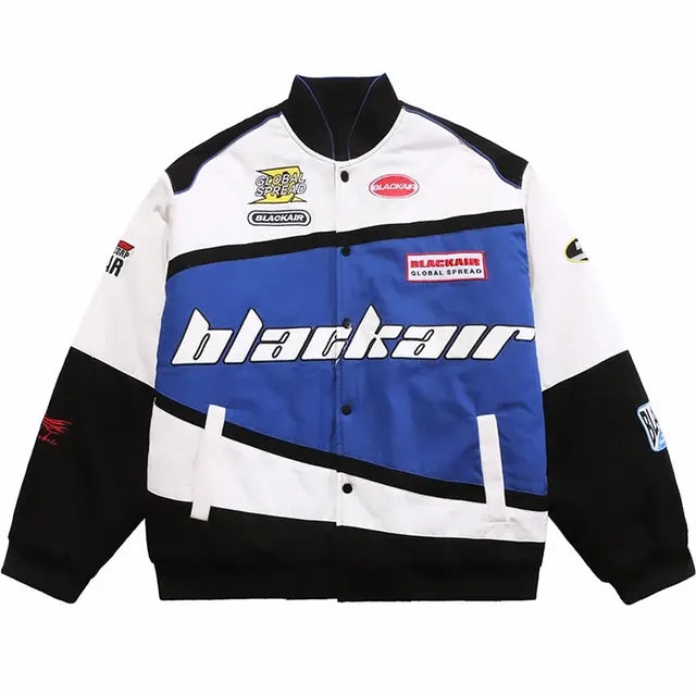 Blackkair Racing Style Streetwear Jacket – Premium Unisex Motorsport Inspired Outerwear