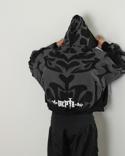Deptha Hoodie puff print